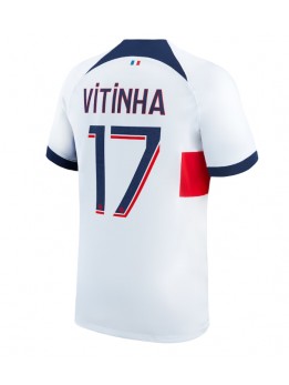 Billige Paris Saint-Germain Vitinha #17 Bortedrakt 2023-24 Kortermet